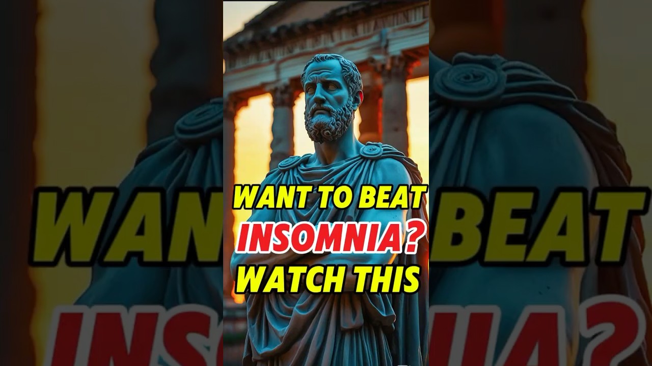 Struggling with Insomnia? Try These Stoic Sleep Hacks! #marcusaurelius #stoicism #stoicphilosophy