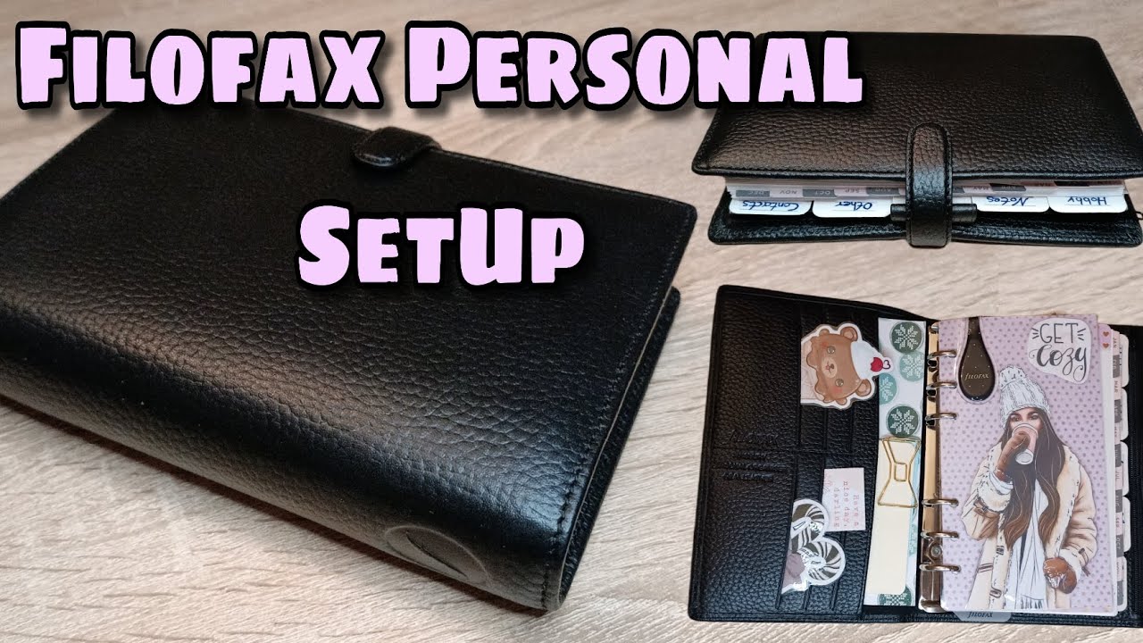 Filofax Personal Finsbury SetUp/deutsch #filofax #setup #flipthrough