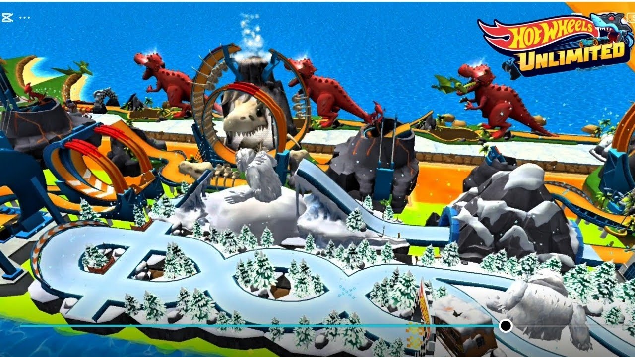 Hot wheels unlimited run fun jump burn and race in my new track 