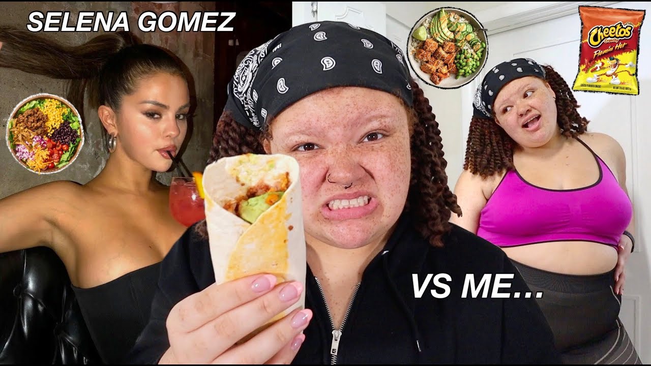 I ate just like SELENA GOMEZ for 24 hours....