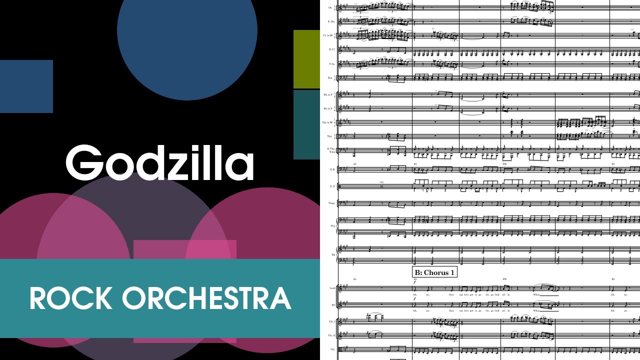 Godzilla for Rock Orchestra Score Video
