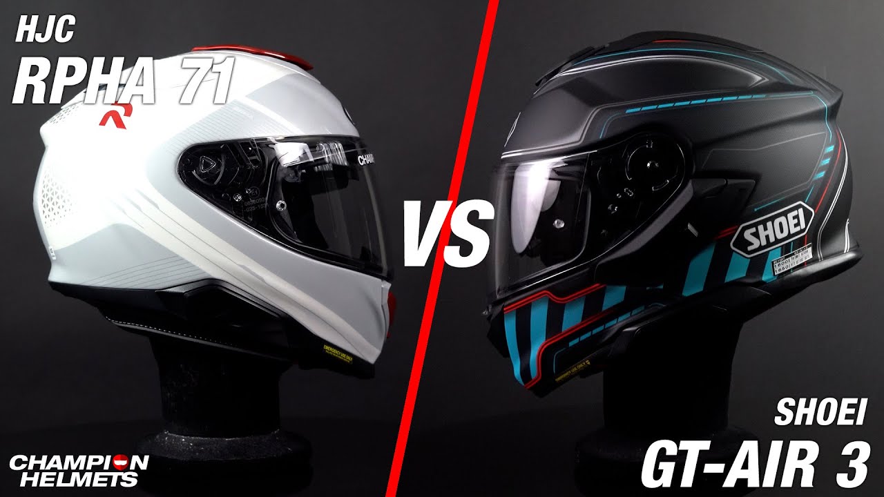 HJC RPHA 71 VS Shoei GT-Air 3  | Which Helmet Should You Choose?
