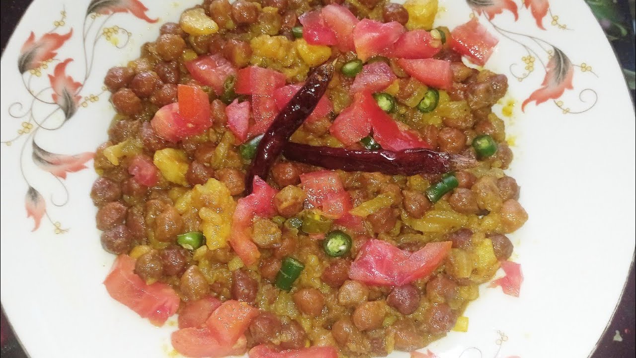 ইফতার  স্পেশাল মজাদার  ছোলা বুট  ভুনা রেসেপি/mycooking  yummy chola bot recipe