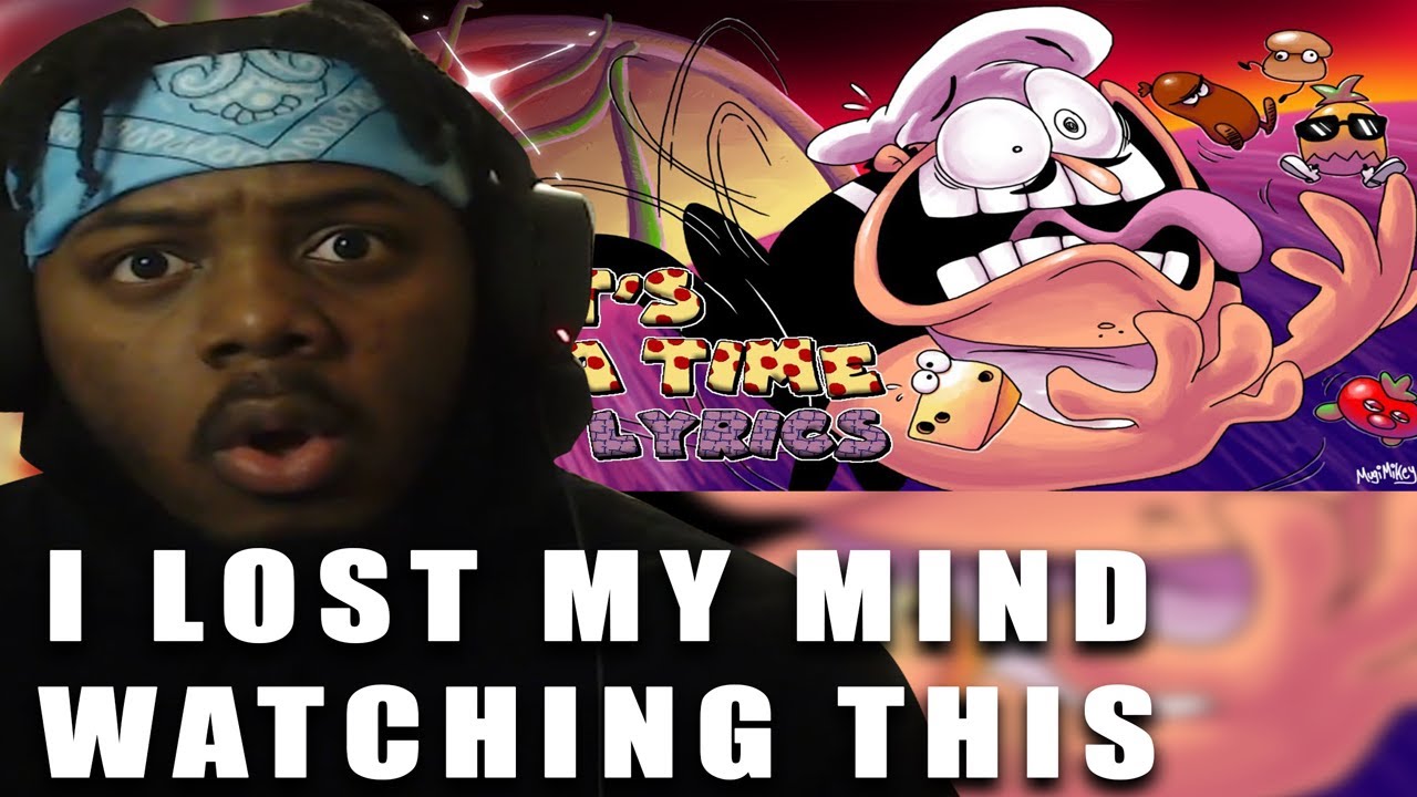It's Pizza Time WITH LYRICS By RecD - Pizza Tower Cover REACTION