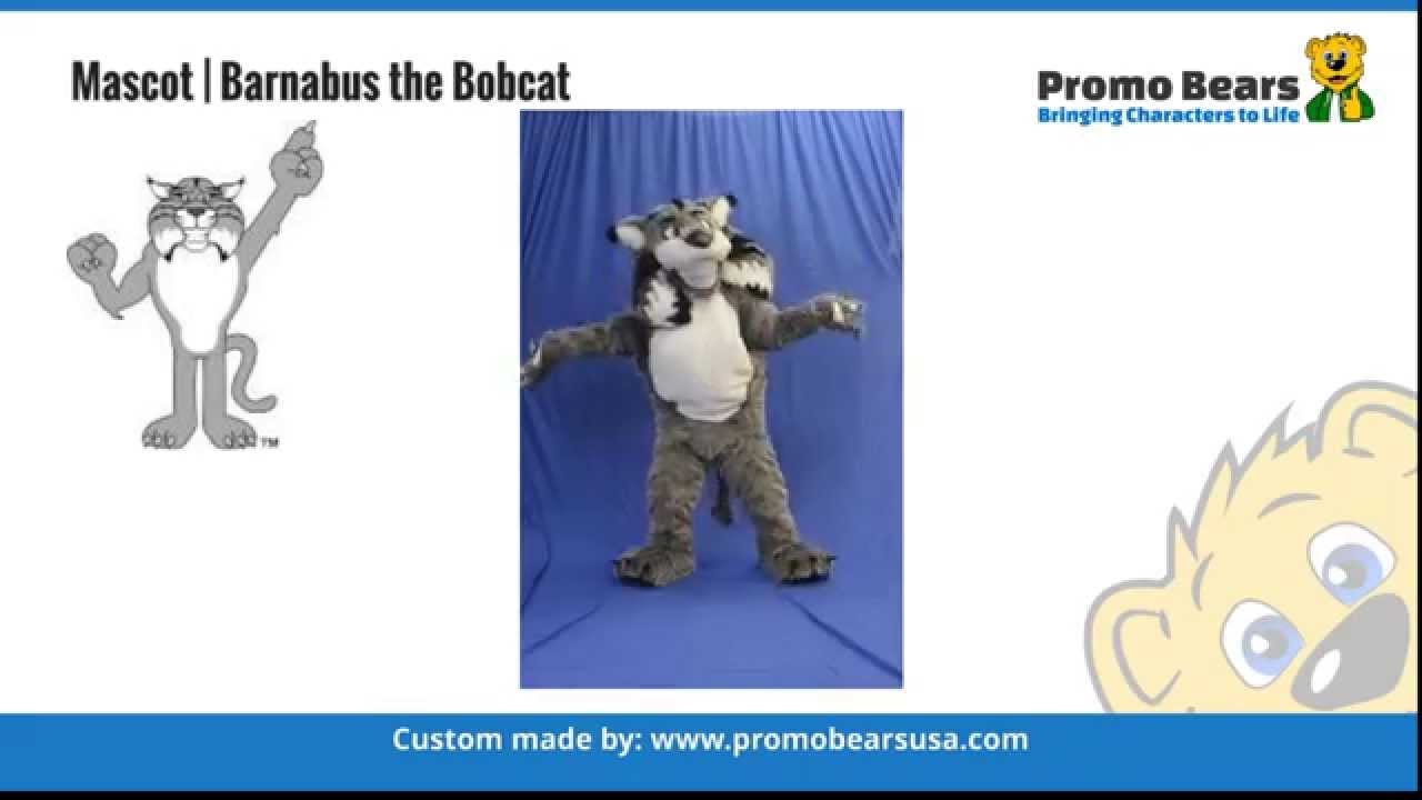 Barnabus the Bobcat Custom Mascot Costume - Made by Promo Bears