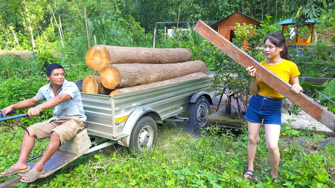 Simple Forest Life: How I Sell Firewood and Cook Grilled Chicken