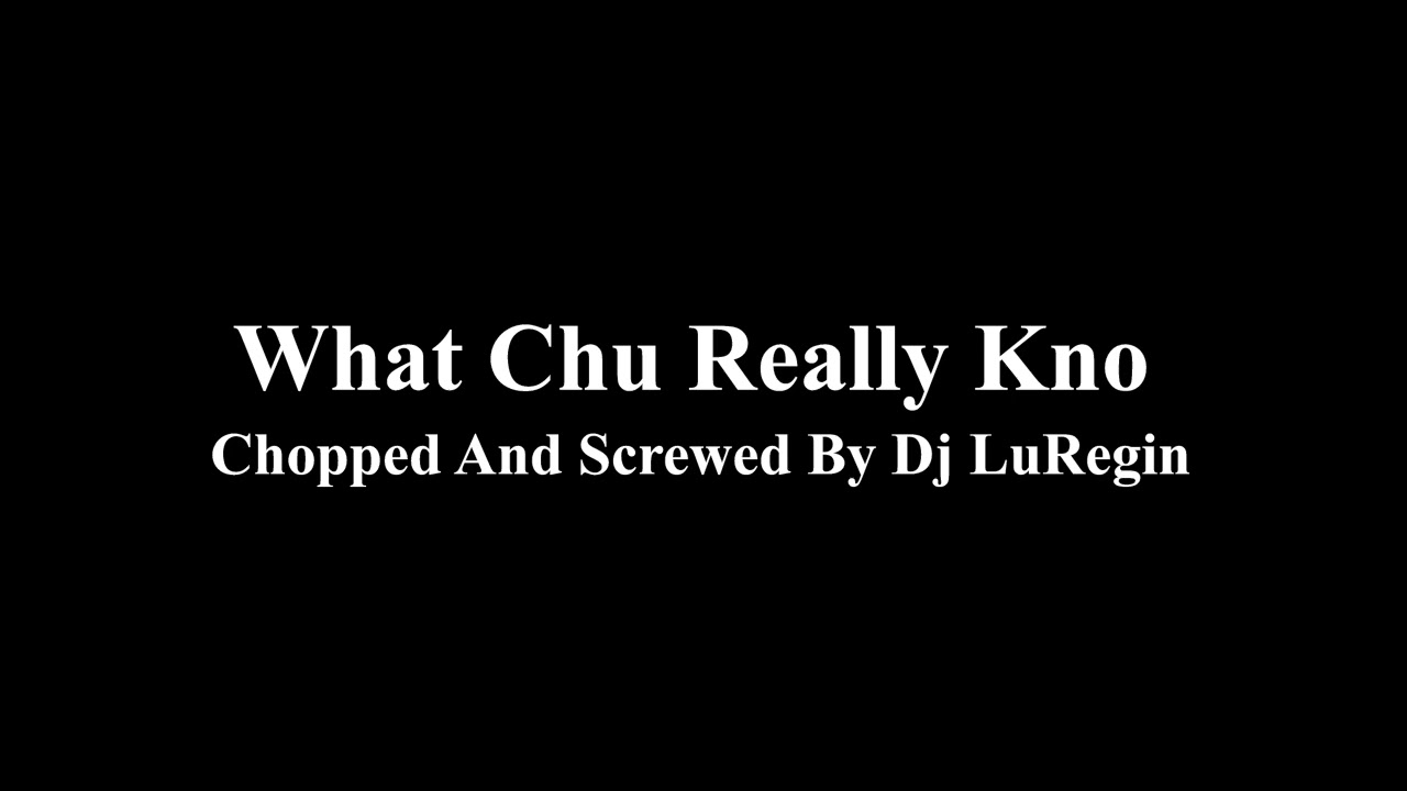 Paul Wall & DJ.Fresh What Chu Really Kno #new #choppedandscrewed #dj #rap #music #houston