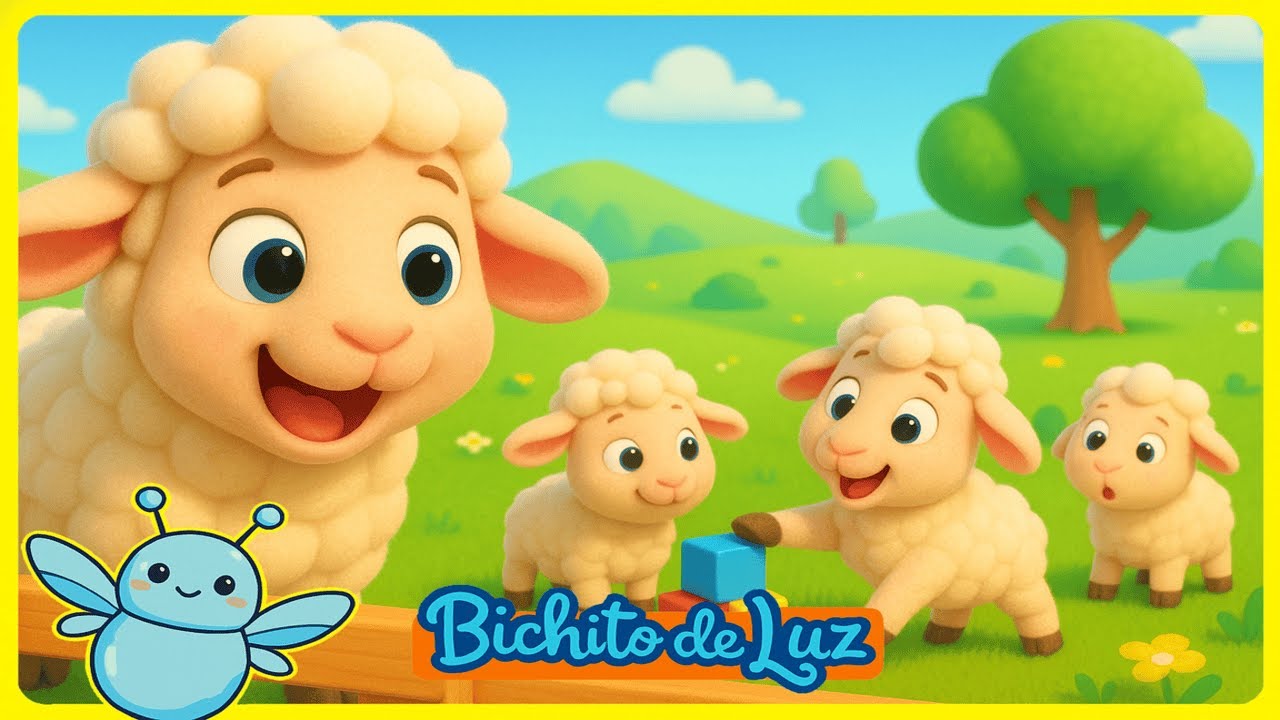 Las Ovejitas Exploradoras 🐑🌼: Aventura de Colores y Flores| Cancion Infantil | Bichito de Luz