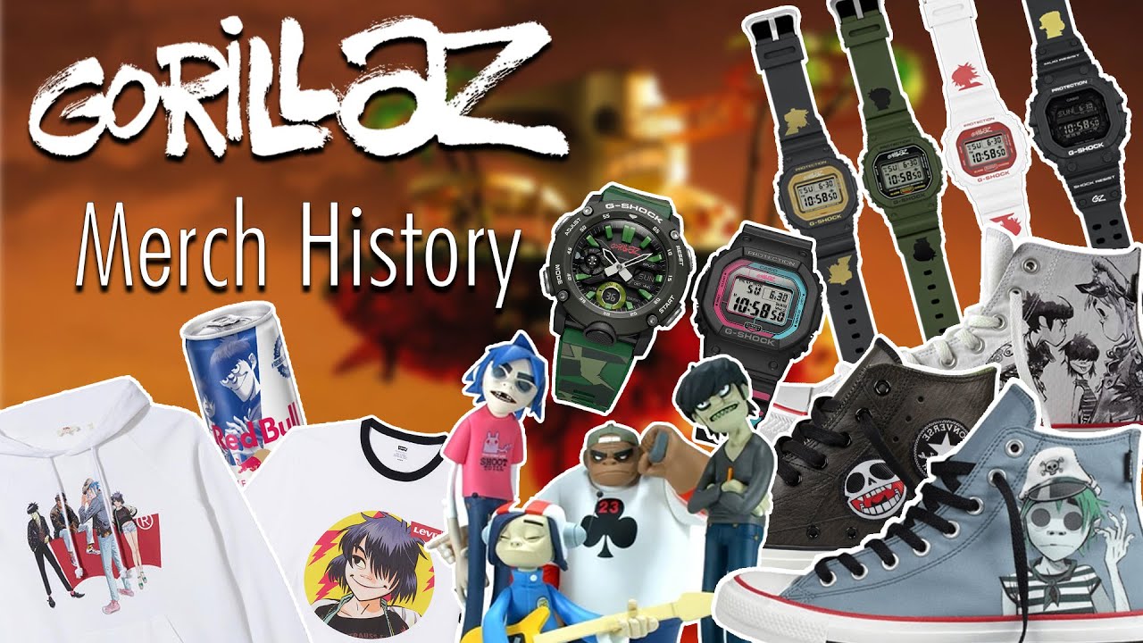 A Look at Gorillaz Merch Collaborations