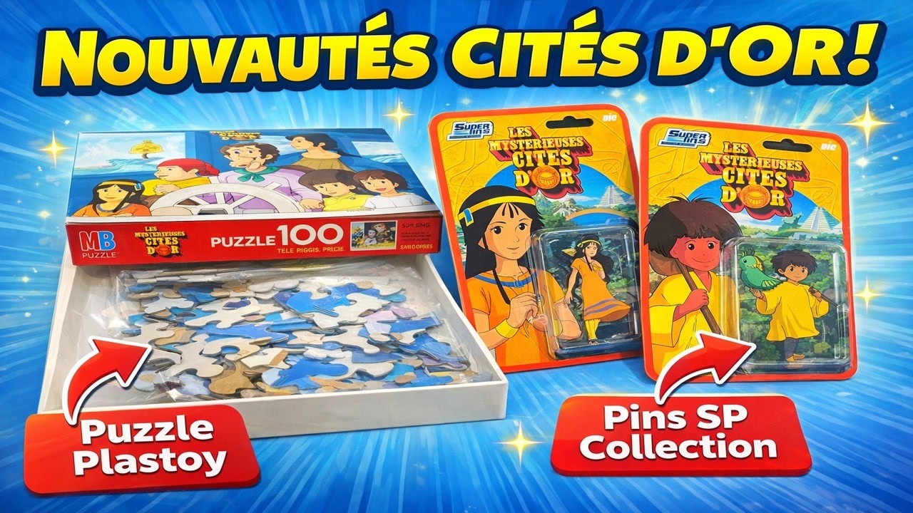 Nouveaut&eacute;s Cit&eacute;s d'Or : Puzzle Plastoy, Pins SP Collection et coffret DVD & Blu-ray !