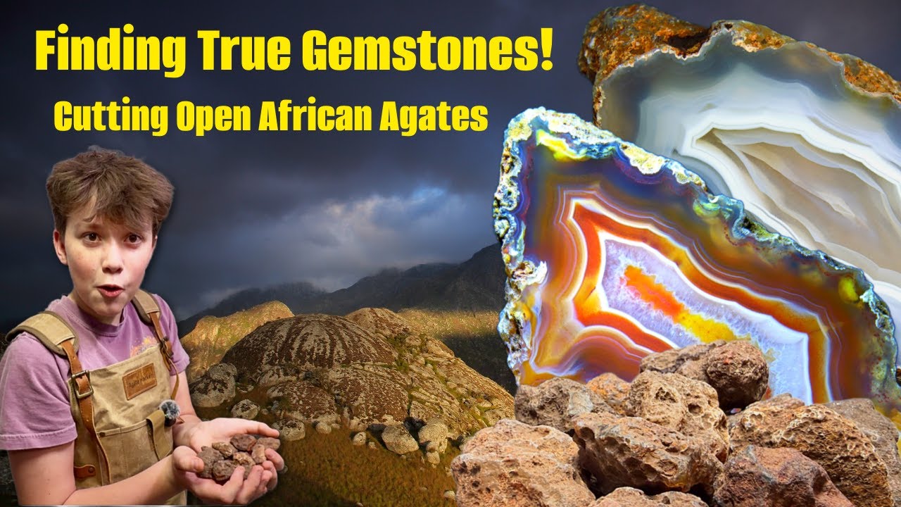 Cutting Open Rocks from Africa to Find GEMSTONES!