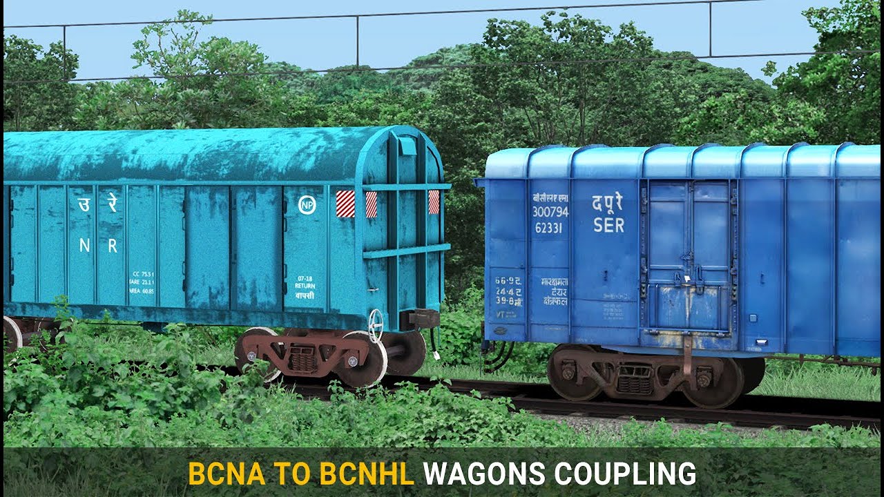 BCNHL Wagon Coupling on BCNA Goods | Train Simulator | Goods Coupling | Train Game | Rail Road Games