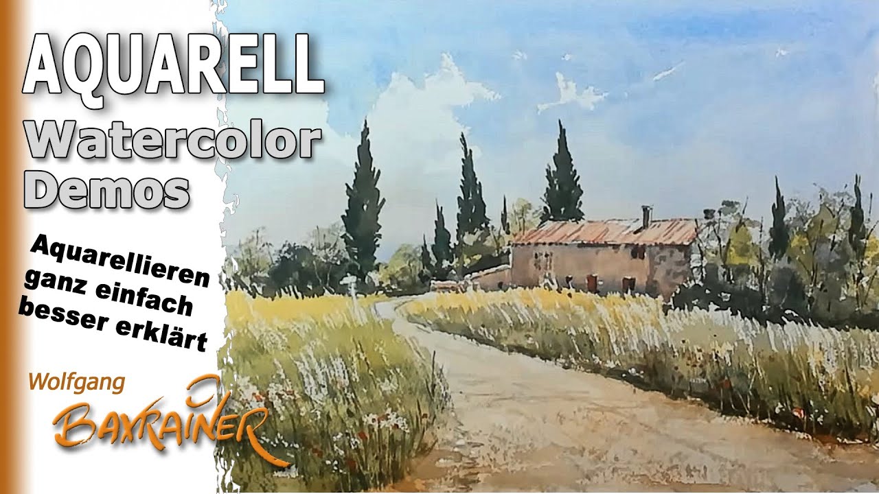 Aquarellkurs: Mediterrane Landschaft