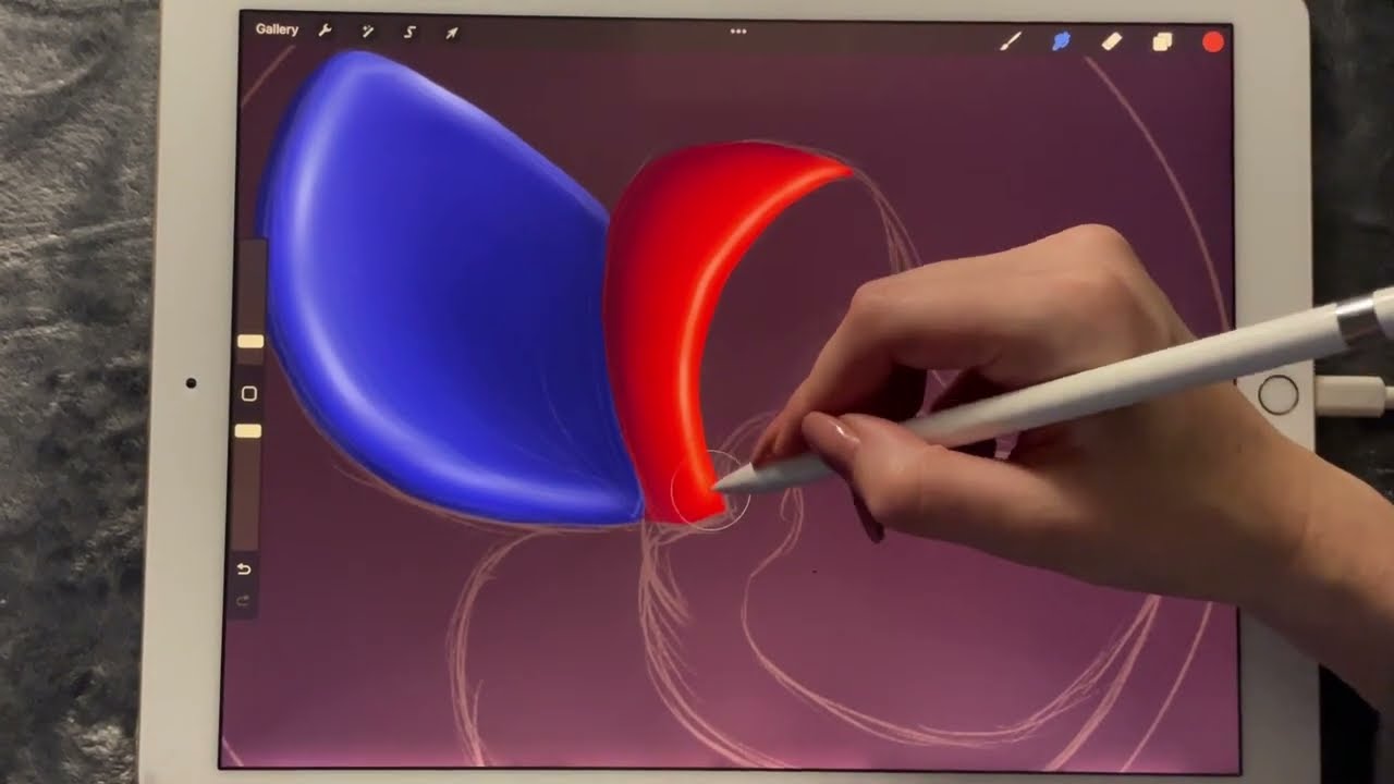 😴 iPad ASMR - Painting Marbles - Pure Whispering - Writing Sounds