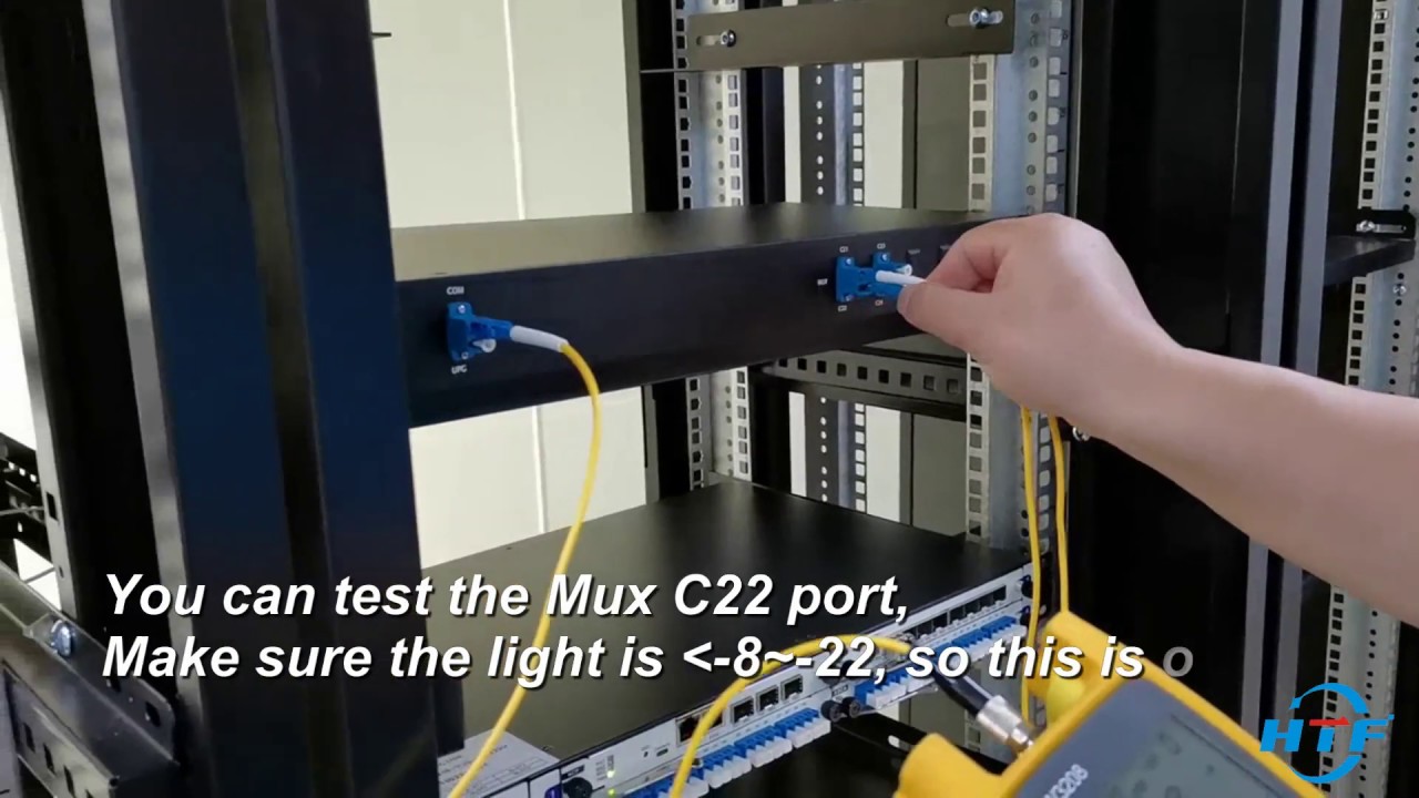 How to install single fiber 4 channels DWDM？