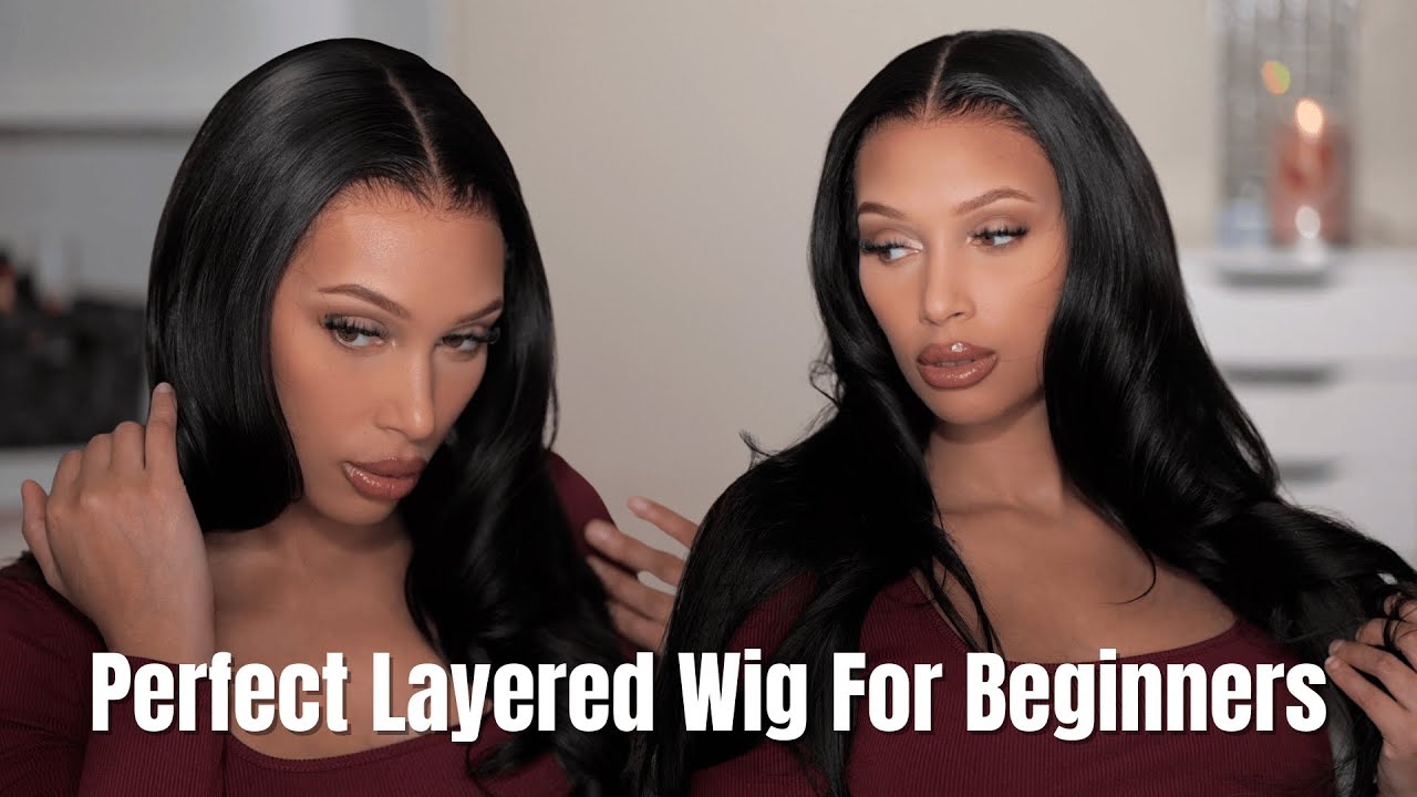 Let's Pick Ourselves🙌NEW Drawstring For Glueless!Natural Layers Wig Install |Myfirstwig