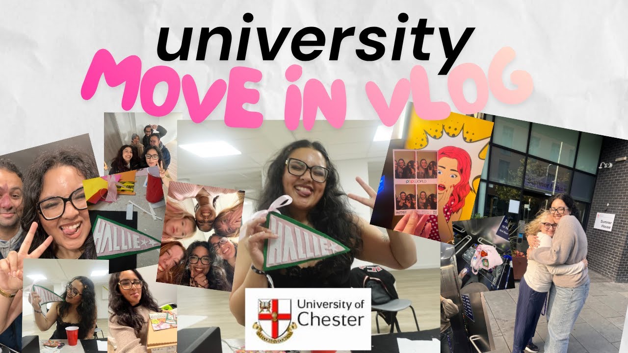 UNI MOVE IN VLOG + ROOM TOUR! | Uni of Chester | First Year Business Management + Marketing  Student