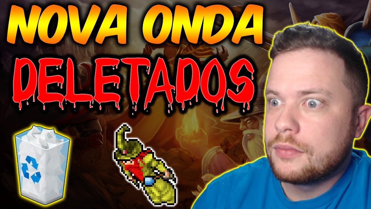 ASSUSTADOR! LIMPA EM CANTABRA E STREAMER DELETADO AO VIVO - MASS DELETE TIBIA