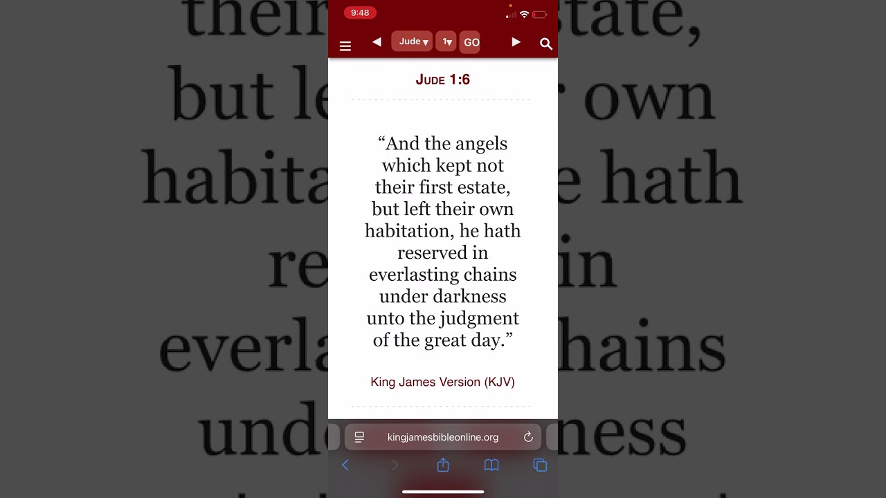 Angels kept not first estate:We get understanding 