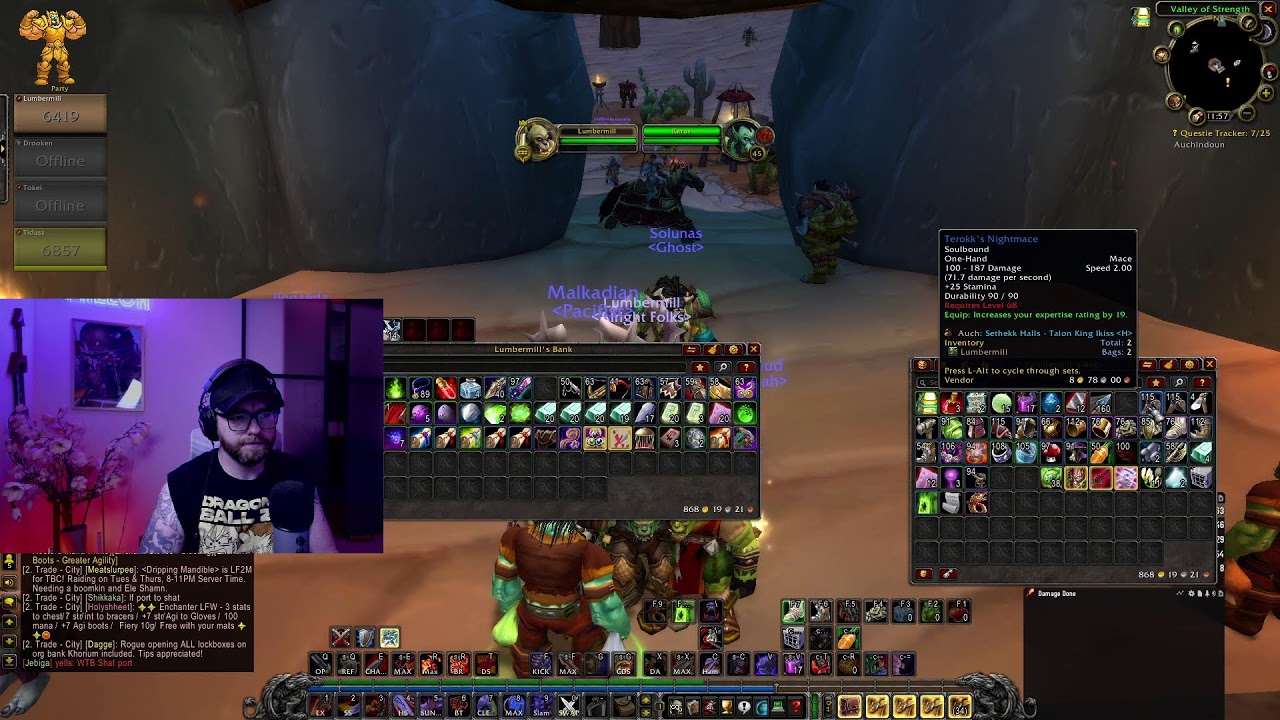 CAN I TANK TBC? WARRIOR LEVELING 65+ | Classic Anniversary Dreamscythe