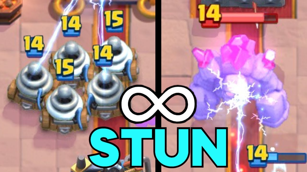 I achieved infinite stun in Clash Royale