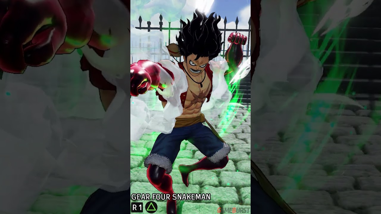 Luffy Gear 1-5 Transformation - One Piece Pirate Warriors 4