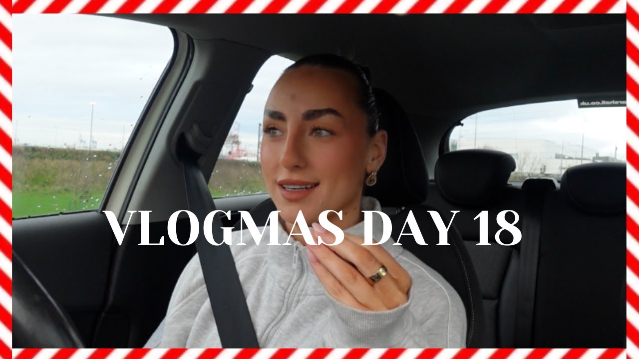 festive drive with me *just me yapping and singing for 12 mins*