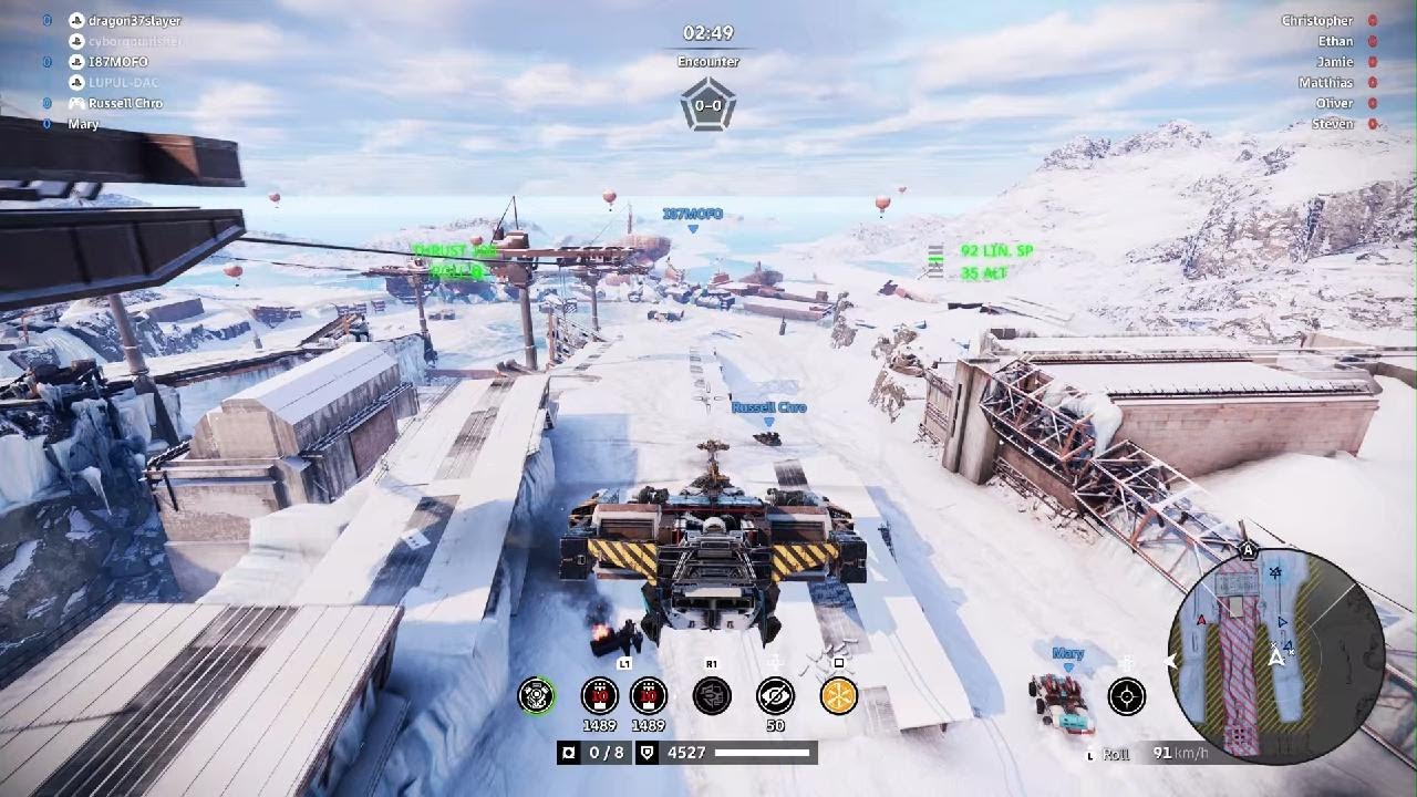 Crossout being glitchy as usual