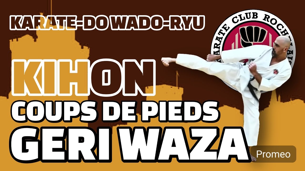 Coups de pieds - Geri Waza - Techniques de jambes - Karate Wado Ryu