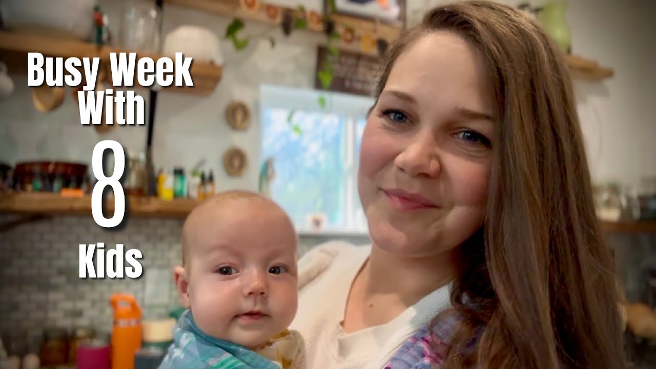 Full Week with Our Family of 10 | Thrifting, Mass, Baking & Chickens #thriftingmom #realfamilylife 