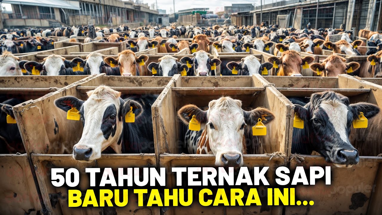 Teknik Peternakan Sapi Eropa 🐄 Bagaimana Jutaan Sapi Dibesarkan dalam Kotak | Pabrik Pengolahan Sapi