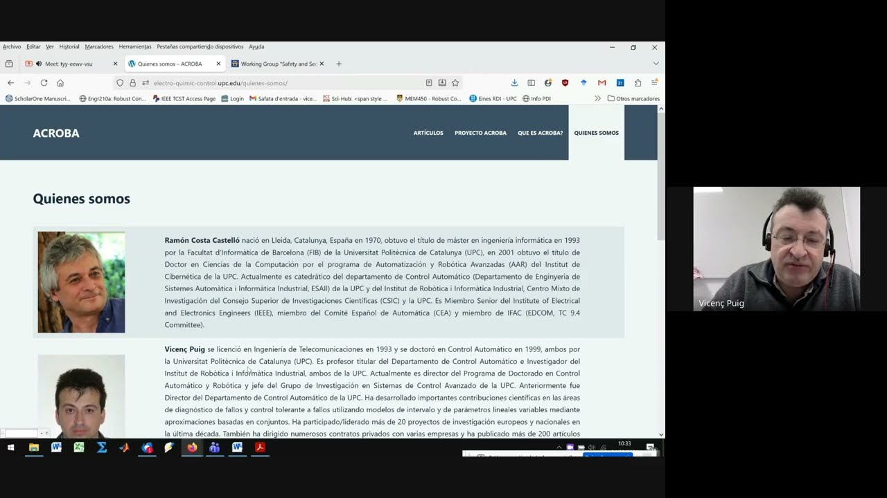 Sistemas Ciberfísicos desde la perspectiva del control automático y la teoría de control.