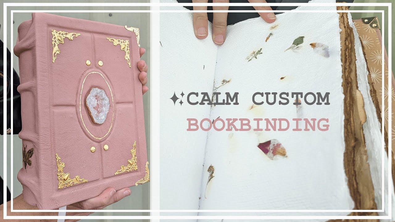 ✨𝑪𝒂𝒍𝒎𝒊𝒏𝒈 𝑩𝒐𝒐𝒌 𝑩𝒊𝒏𝒅𝒊𝒏𝒈 - Mᴀᴋɪɴɢ ᴀ Cᴜsᴛᴏᴍ Lᴇᴀᴛʜᴇʀ Cʀʏsᴛᴀʟ Tᴏᴍᴇ✨