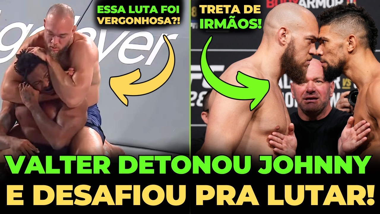 VALTER VENCEU LUTA BIZARRA E DESAFIOU O IRMÃO JOHNNY WALKER! QUE LOUCURA KKKKKK