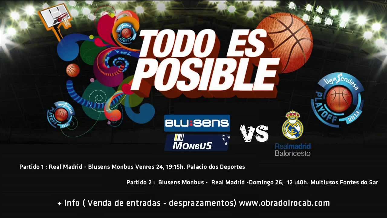 Blusens Monbus Obradoiro Playoff Liga Endesa 2012-13 #EuEstivenAli
