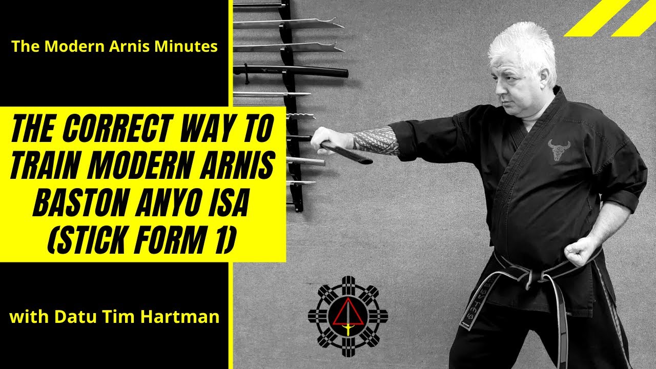 The Correct Way to Train Modern Arnis Baston Anyo Isa (Stick Form 1) | FMA: Kali, Arnis, Escrima