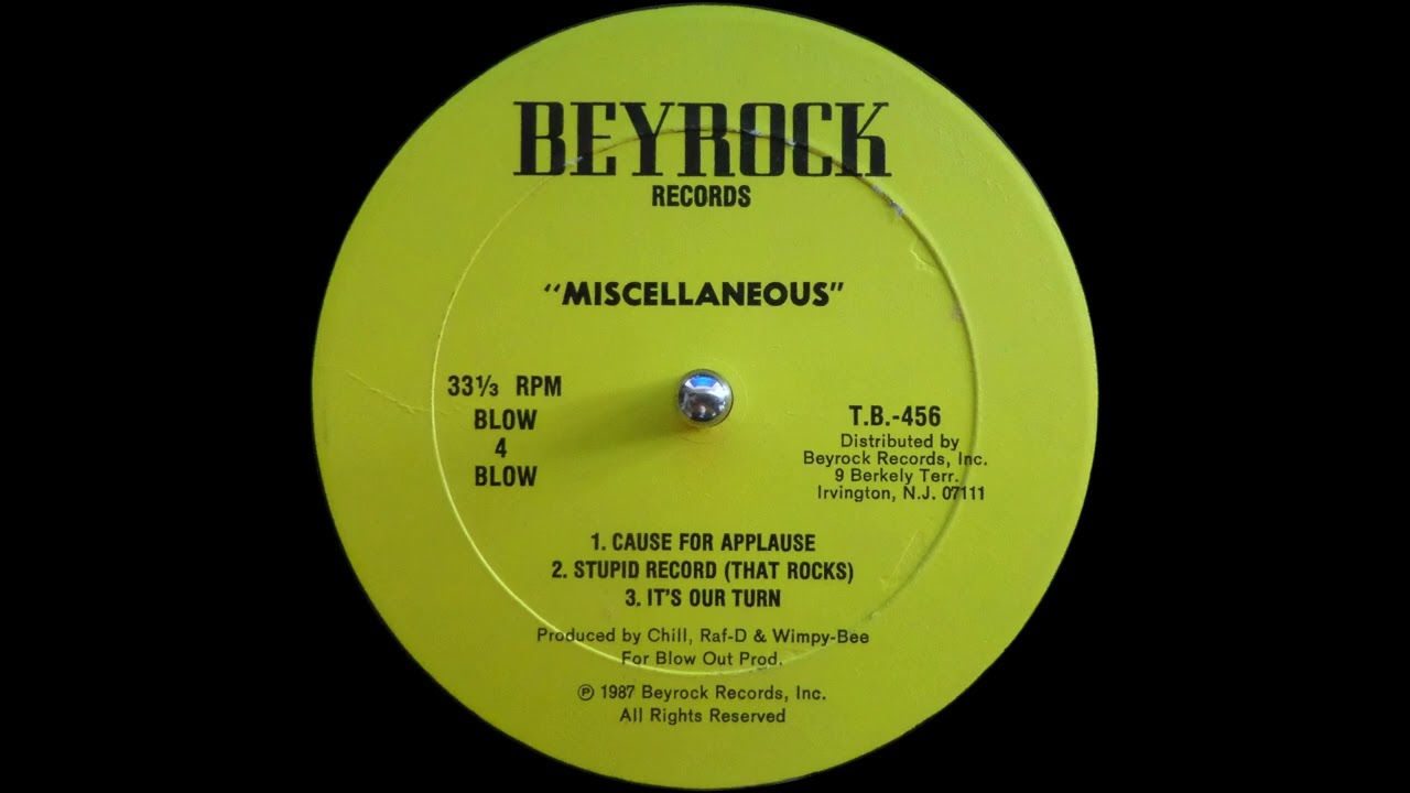 Blow 4 Blow - Cause For Applause (Beyrock 1987)