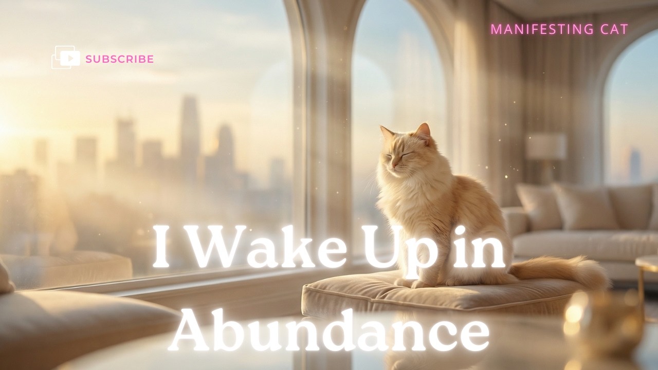 💸✨ I Wake Up in Abundance | Rich Vibes Music for Wealth & Positive Energy 🐱