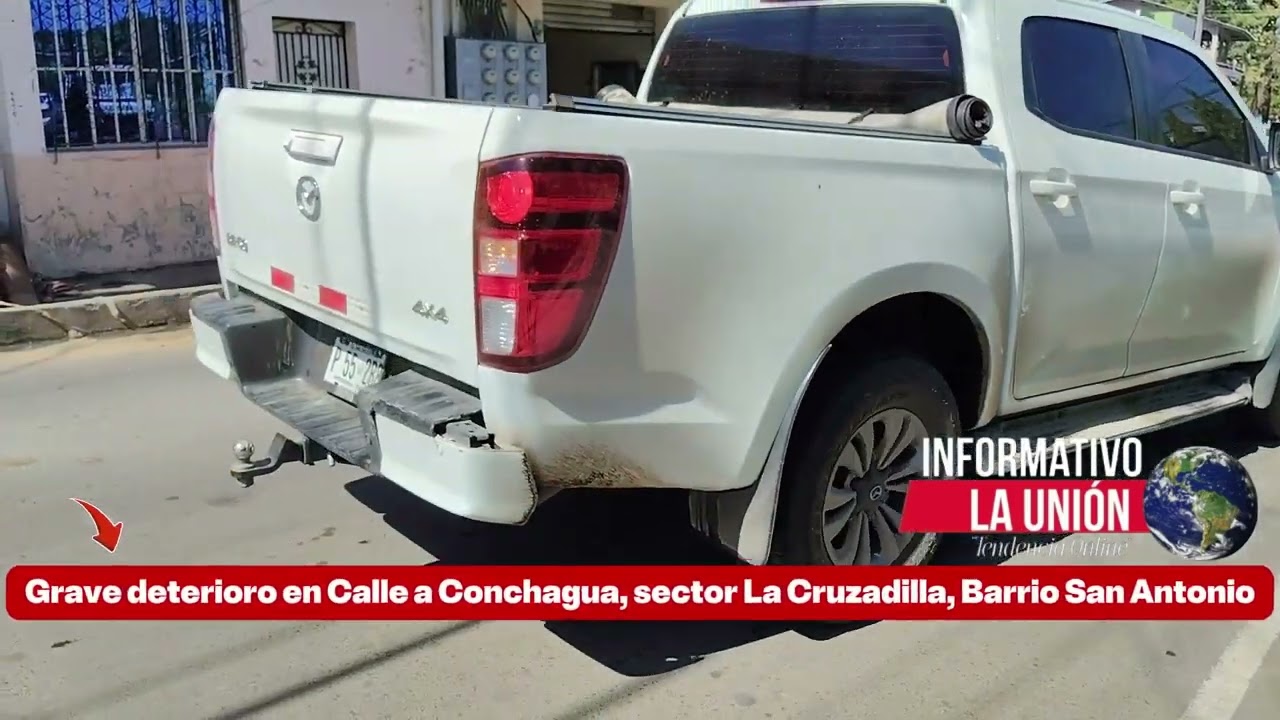 #DenunciaCiudadana Reportan deterioro vial en Calle a Conchagua, Barrio San Antonio