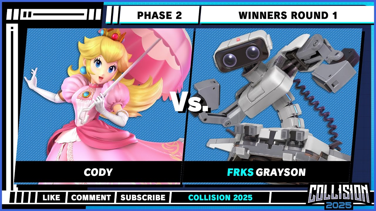 Collision 2025 - Phase 2 - Cody (Peach) VS Grayson (R.O.B) - Ultimate Singles