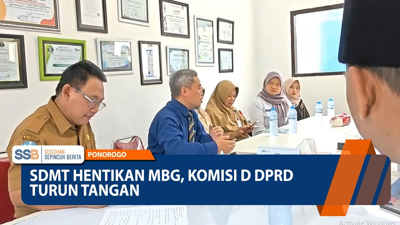 PONOROGO - SDMT Hentikan MBG, Komisi D DPRD Turun Tangan