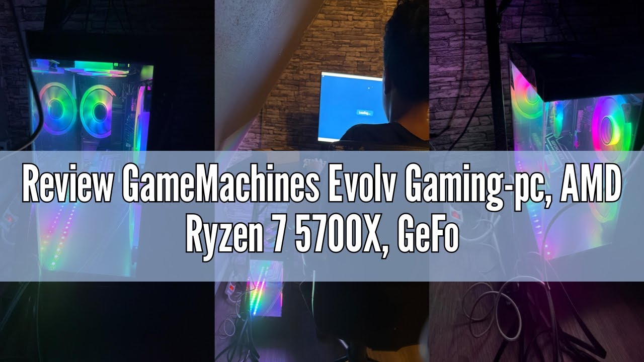 Review GameMachines Evolv Gaming-pc, AMD Ryzen 7 5700X, GeForce RTX 4060, 1 TB SSD, 32 GB DDR4, wifi