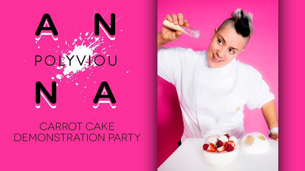 Anna Polyviou Carrot Cake Demonstration Party