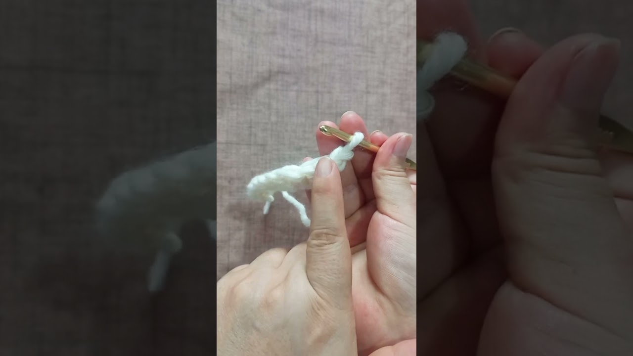 Crochet para principiante (PUNTO BAJO O MEDIO PUNTO)