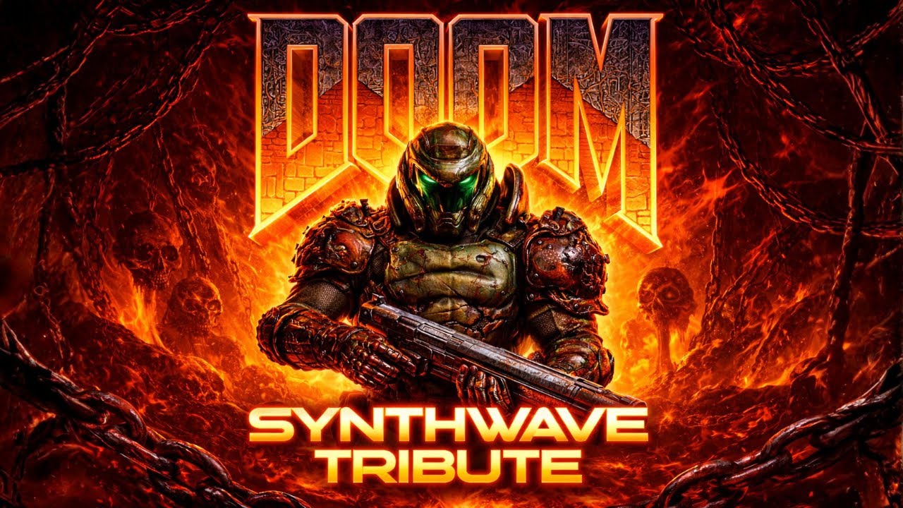 DOOM • 14 Track Heavy Dark Synthwave Tribute (Pixel Wave)
