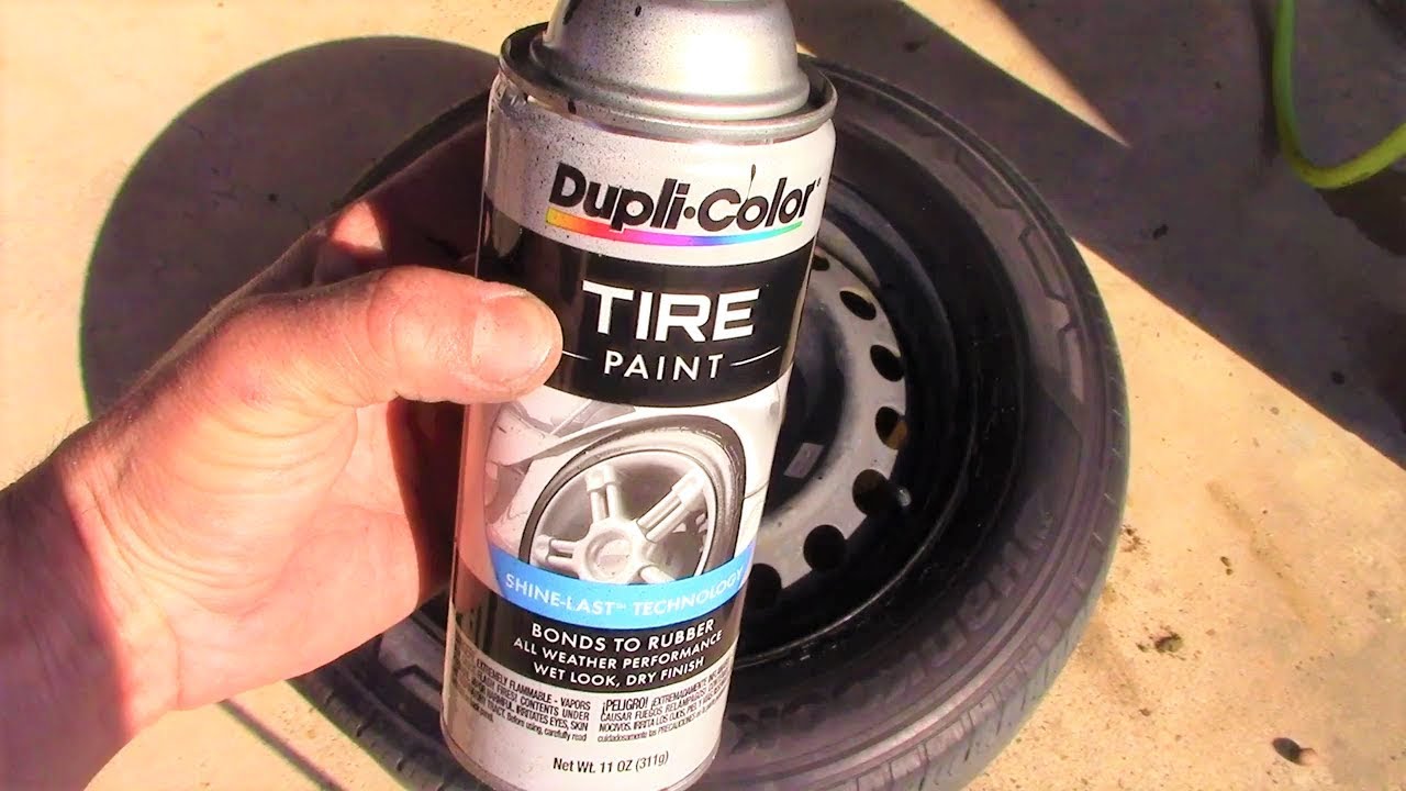 How To Apply Dupli-Color TIRE Paint : The Best Tire Dressing!!!