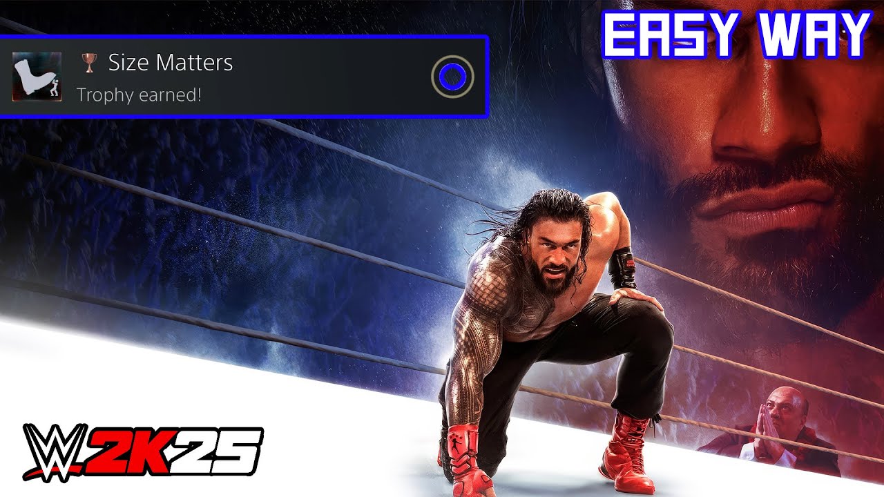 WWE 2K25 - Size Matters (Trophy/Achievement) | Easy Way