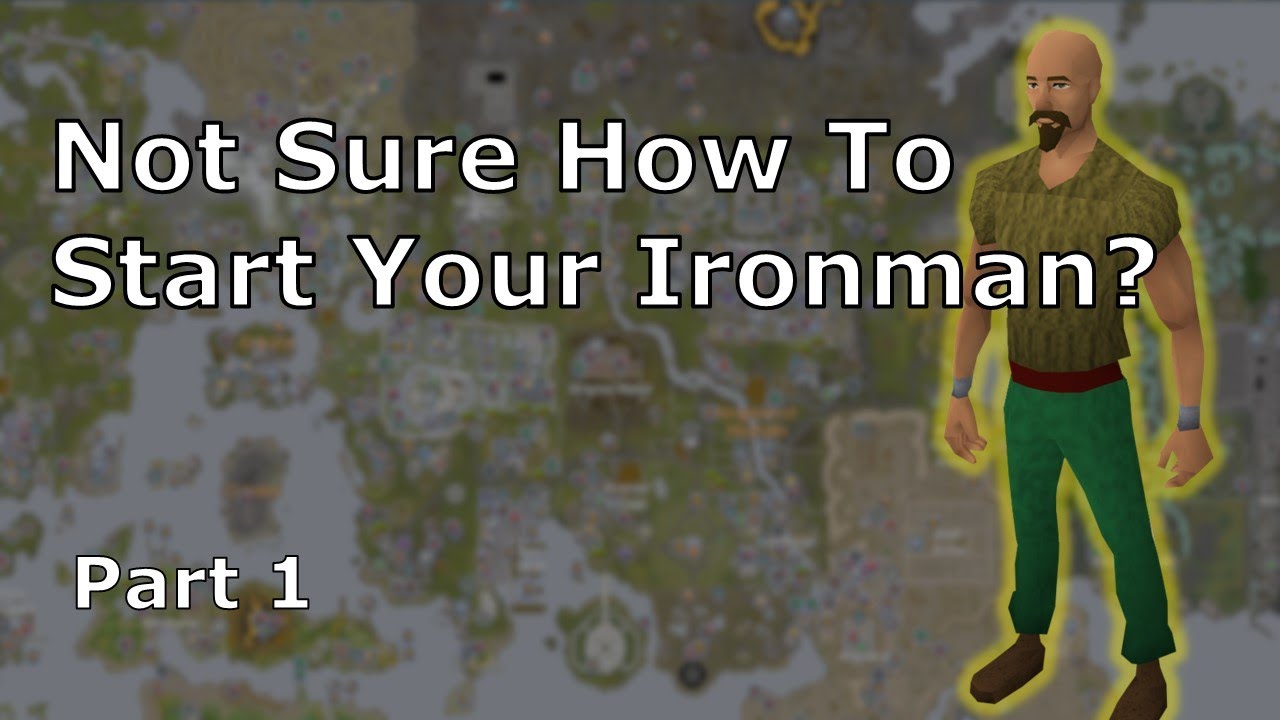 Beginner Guide to Starting a New Ironman Account Pt. 1 - Runescape 3
