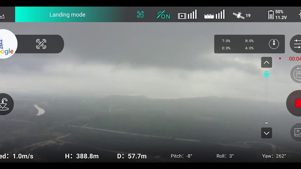 Hubsan zino pro crash 200 meter!!!