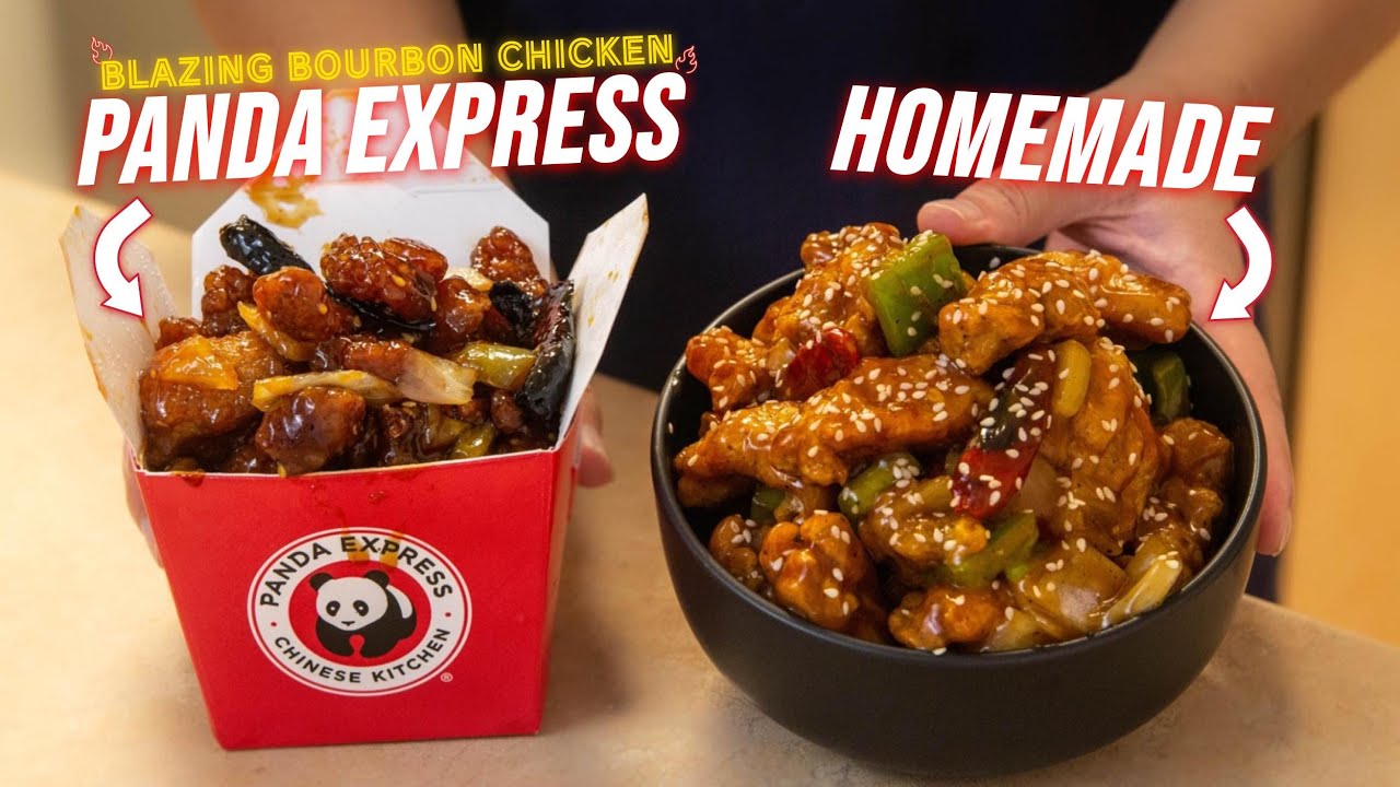 Making Panda Express Blazing Bourbon Chicken At Home | But Better